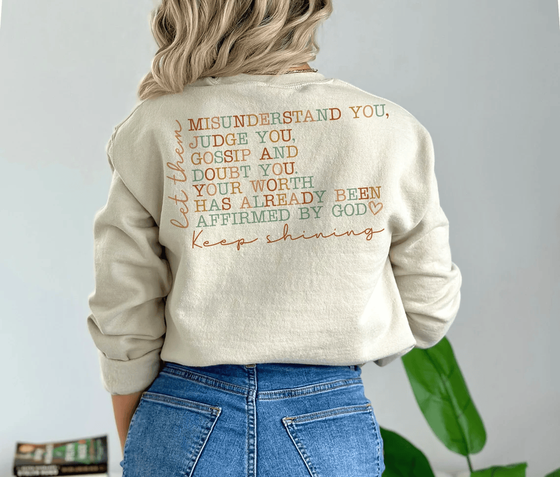 Keep Shinning Cotton Sweatshirt