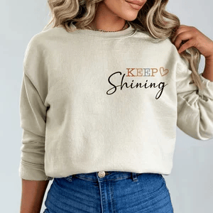 Keep Shinning Cotton Sweatshirt