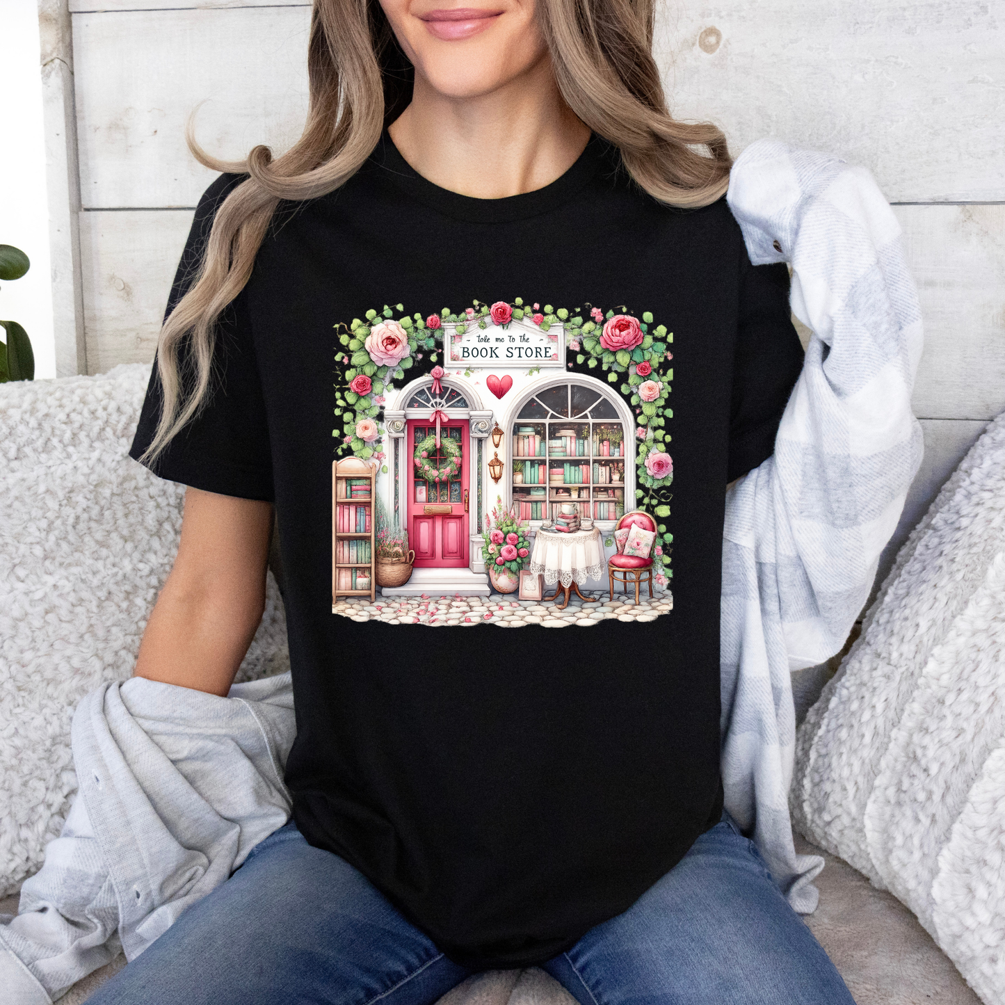 🏡📚 Welcome to the Bookstore
 100% Organic Cotton T-Shirt