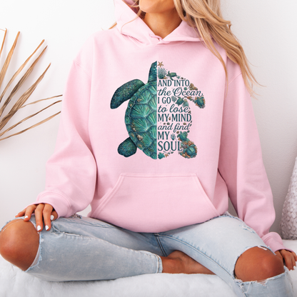 🐢🌊 Into The Ocean Sea Turtle Cozy Hoodie ✨