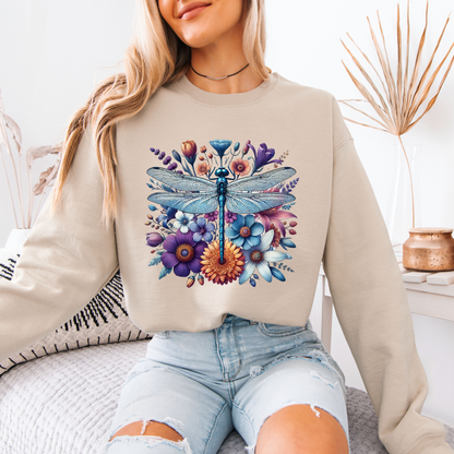 Dragonfly Garden Magic🦋🌺✨ 
 Sweatshirt ✨