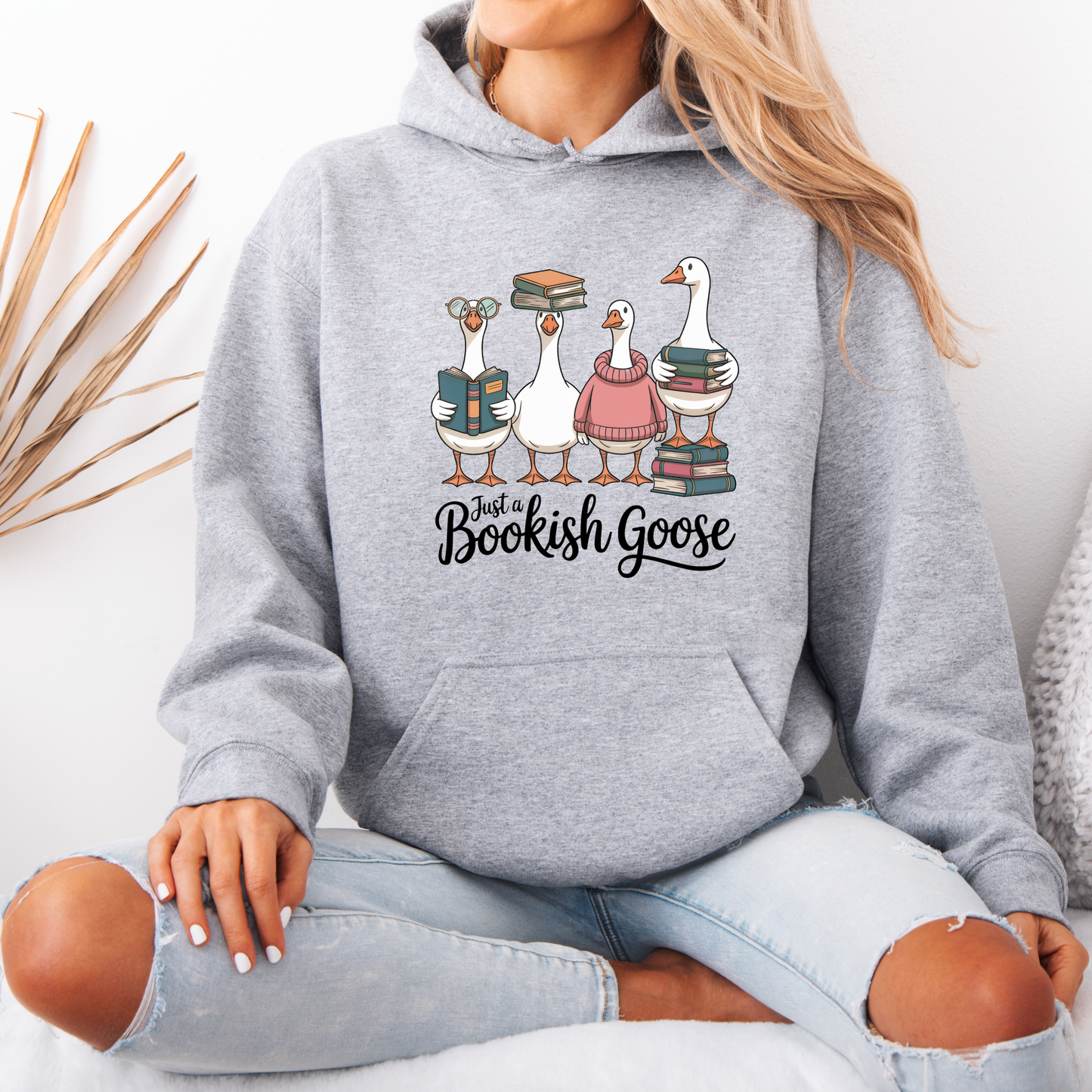 🪿📚 Just a Bookish Goose Luxuriously Thick Hoodie✨