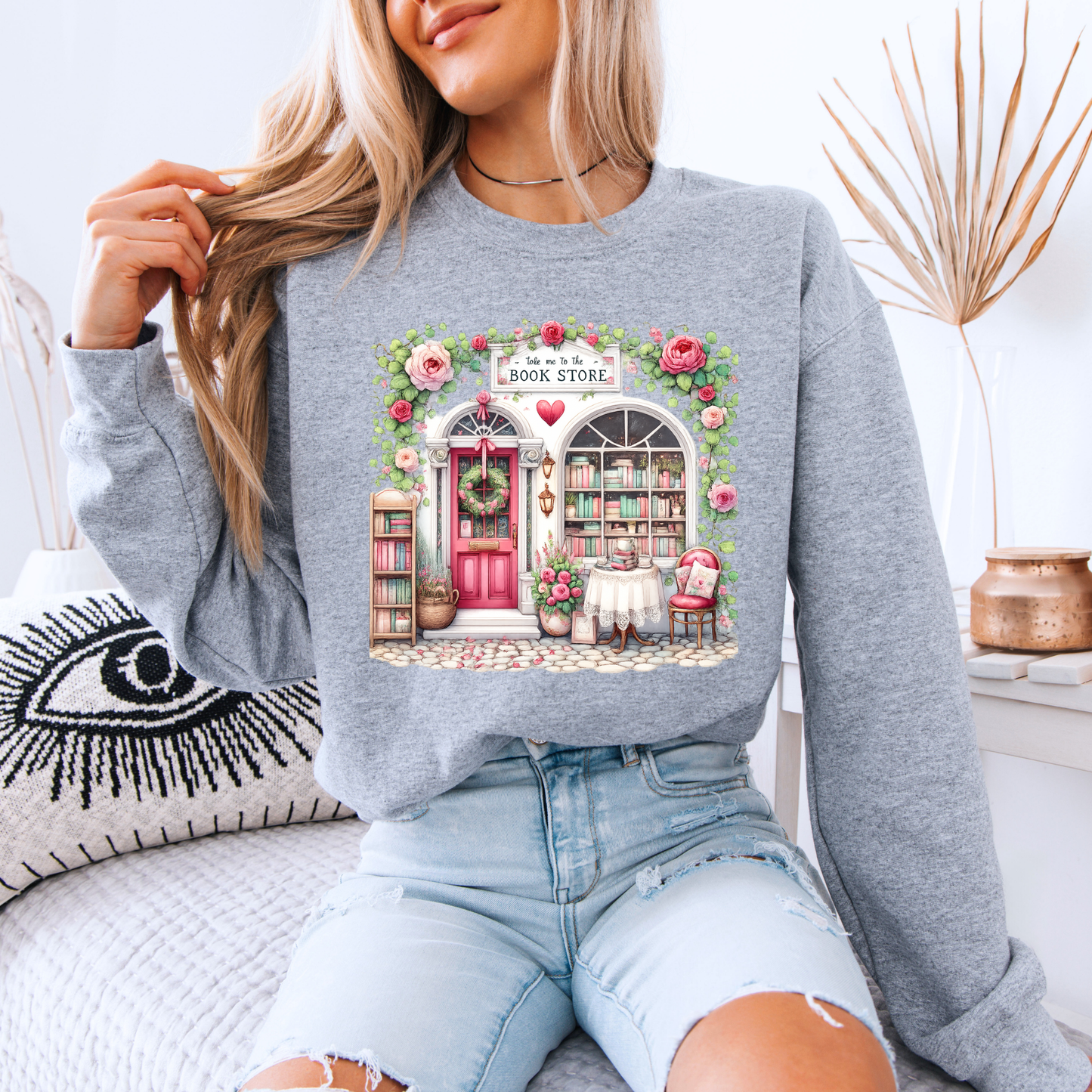 🏡📚 Welcome to the Bookstore
Organic Cotton Sweatshirt