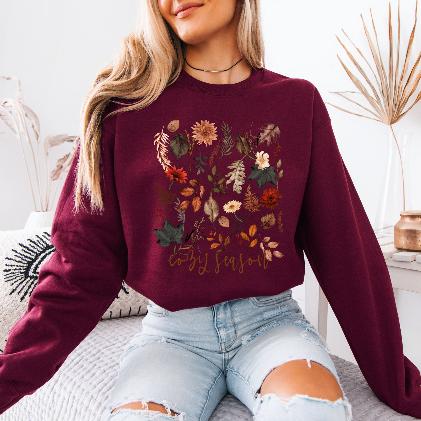 🍂🧡 Cozy Season Cotton Sweatshirt✨