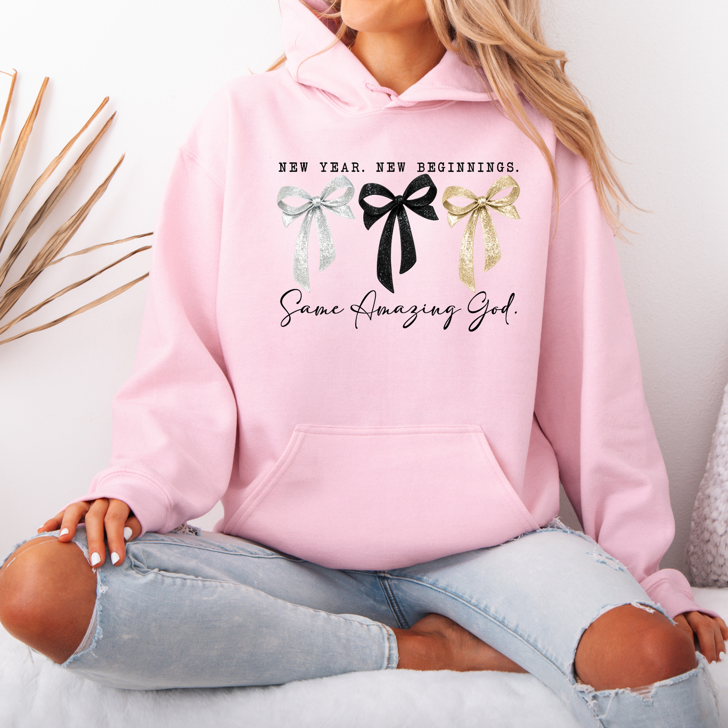 🎀 Same Amazing God New Year Luxuriously Thick Hoodie✨