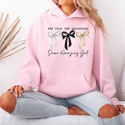 🎀 Same Amazing God New Year Luxuriously Thick Hoodie✨