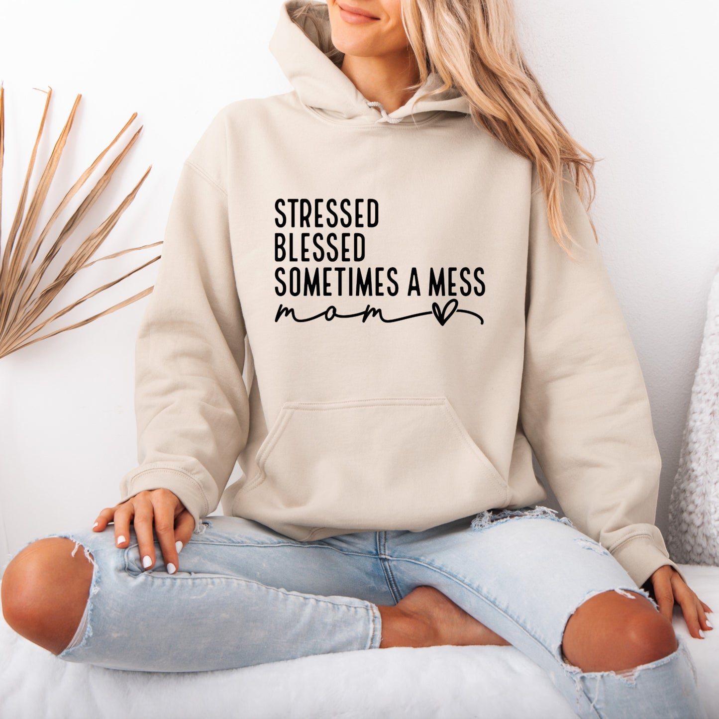 Sometimes a Mess Cotton Hoodie