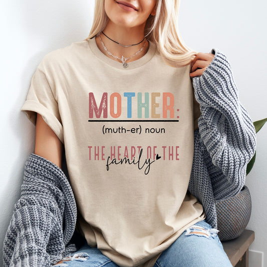 The Heart of the Family T-shirt 100% Organic Cotton