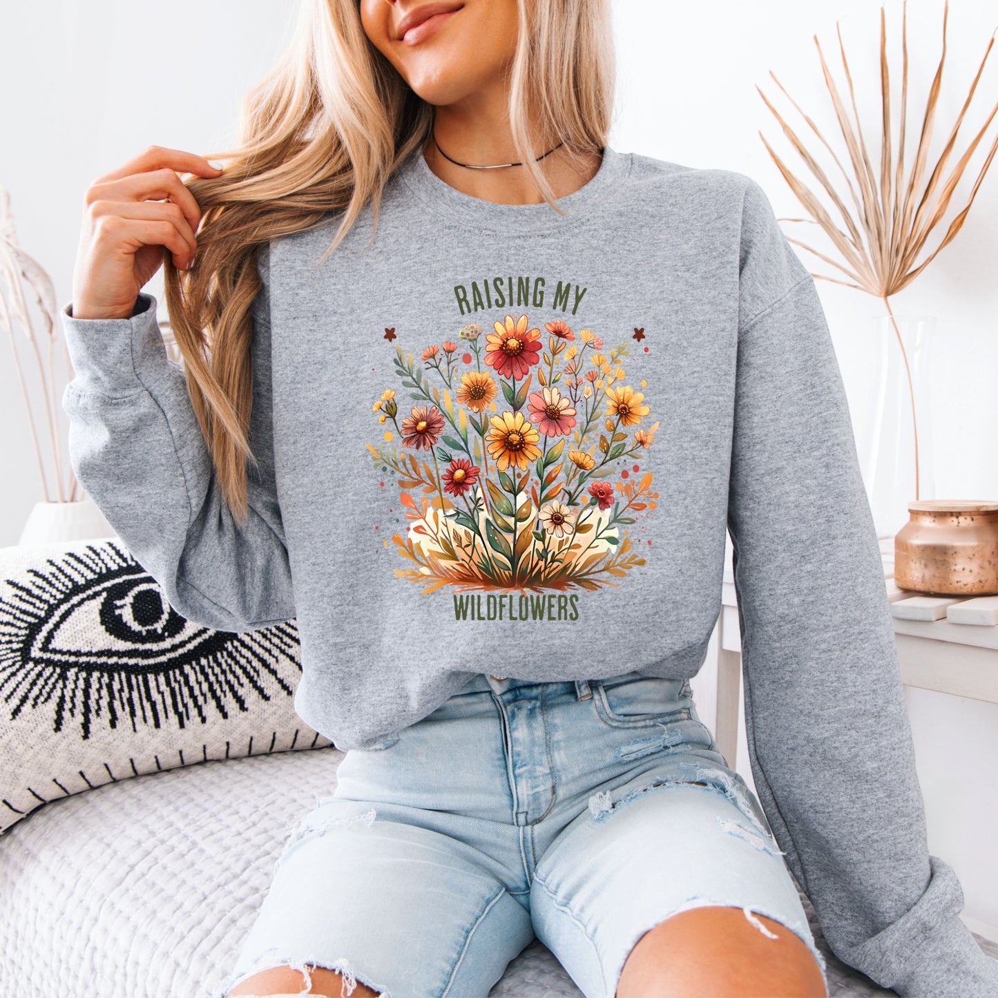 WildFlower Cotton Sweatshirt