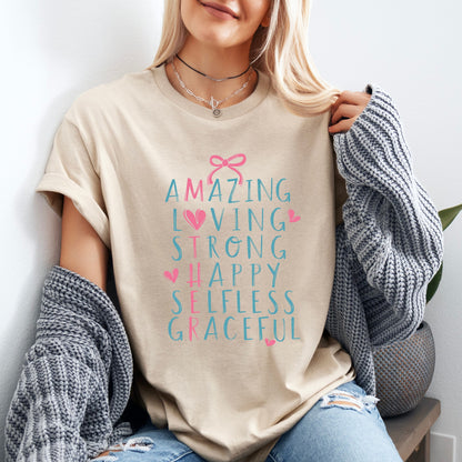 Amazing Mum T-shirt 100% Organic Cotton
