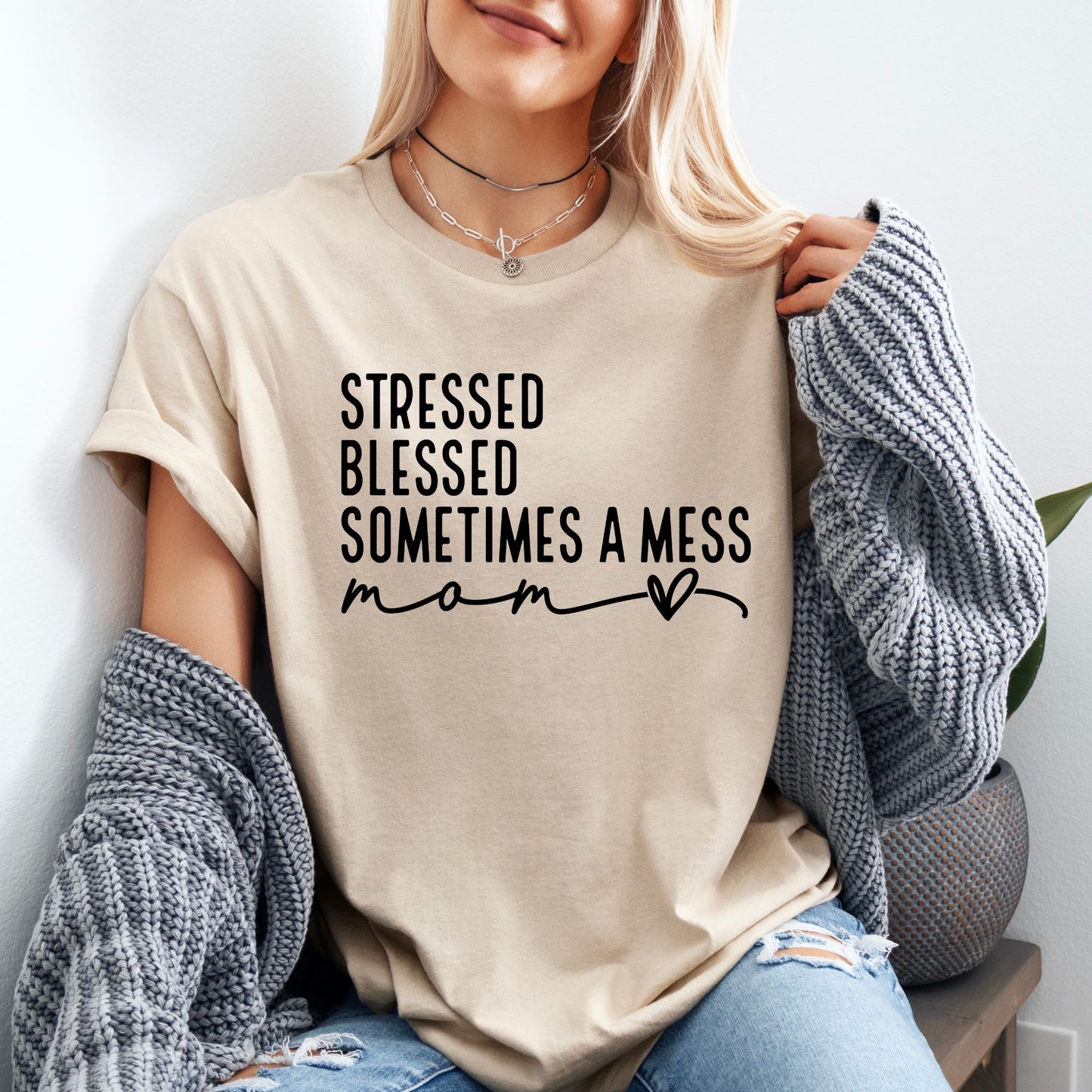 Sometimes a Mess T-shirt 100% Organic Cotton