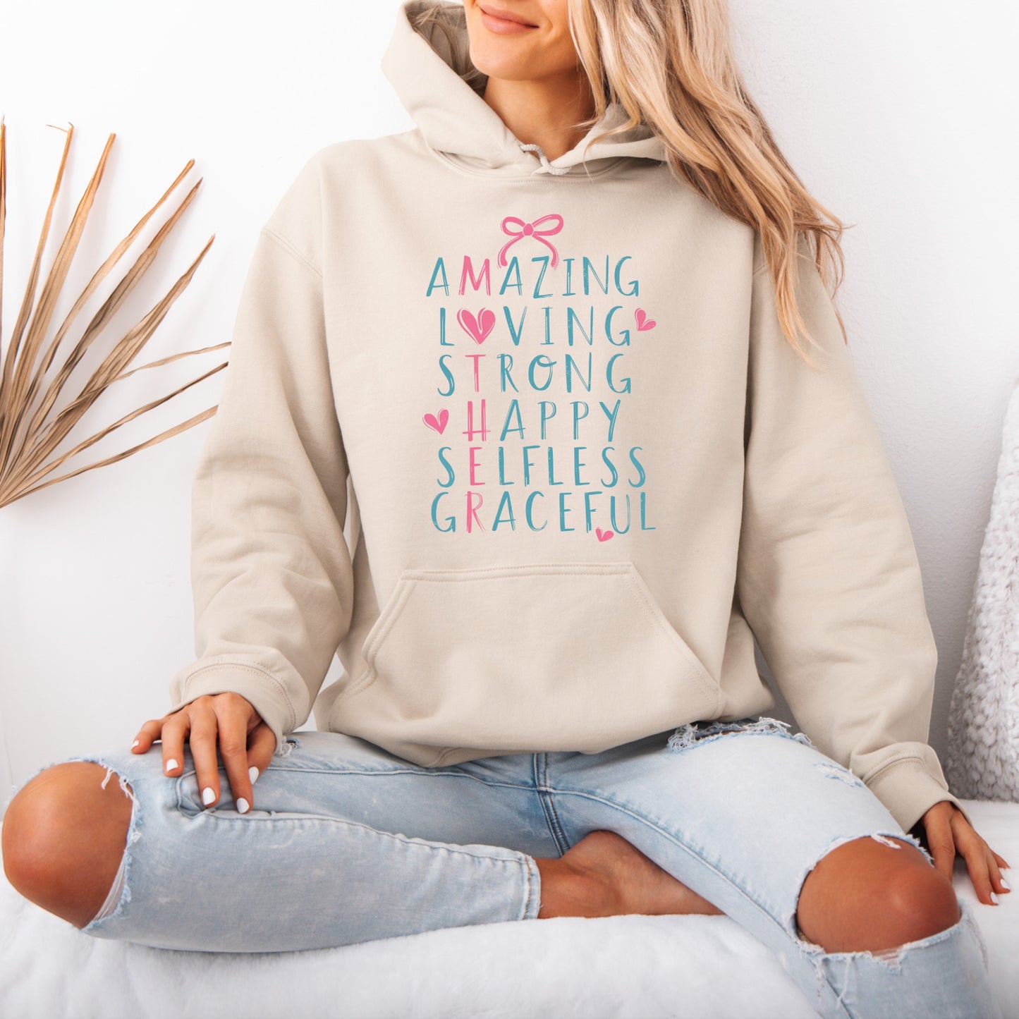 Amazing Mum Cotton Hoodie