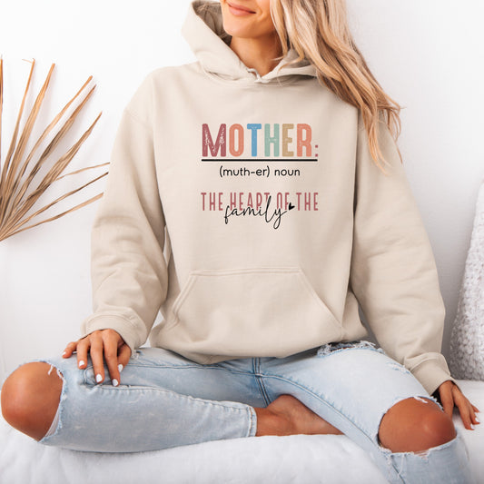The Heart of the Family Cotton Hoodie