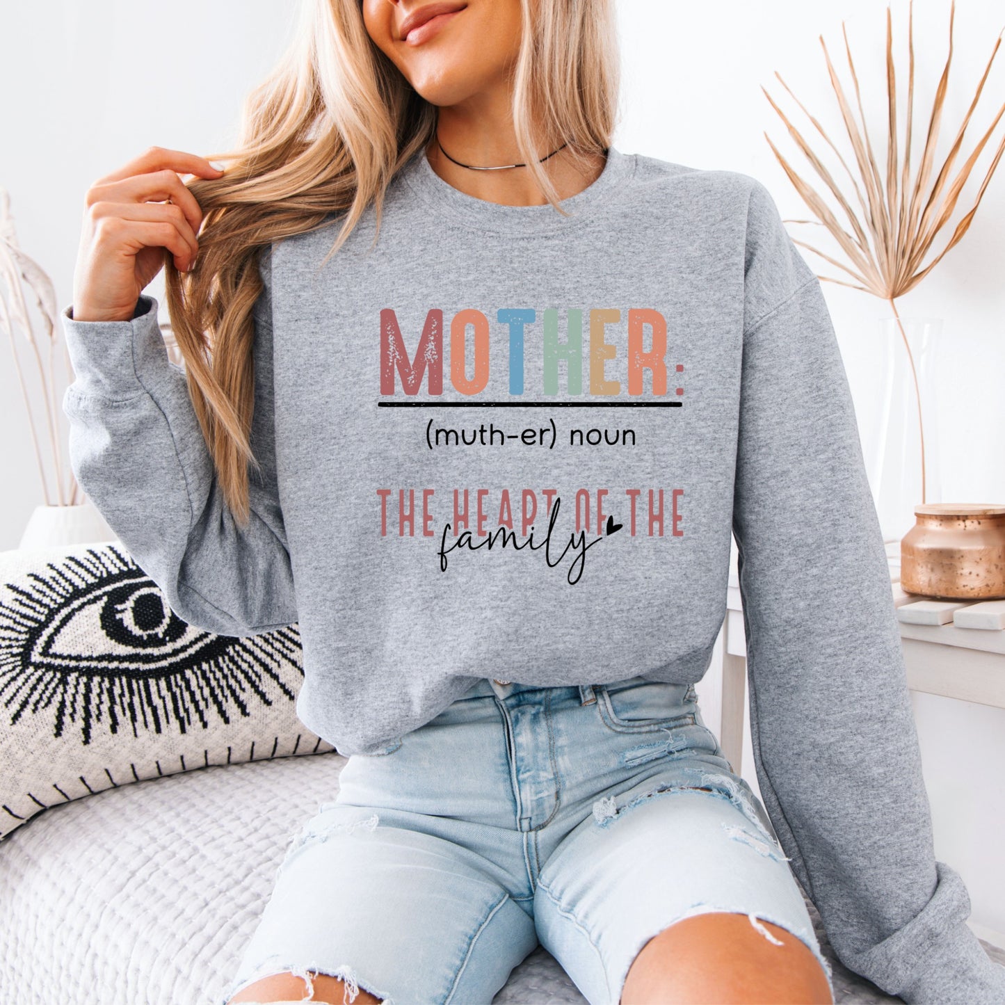 The Heart of the Family Cotton Sweatshirt