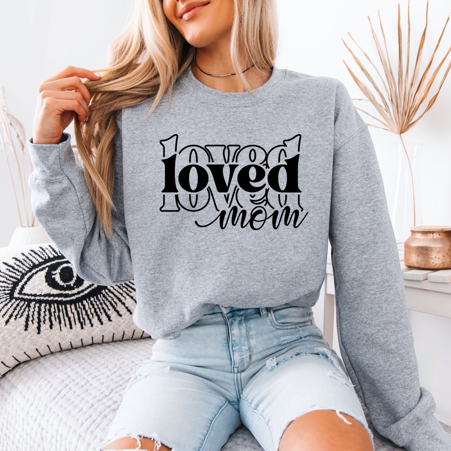Loved Mum Cotton Sweatshirt