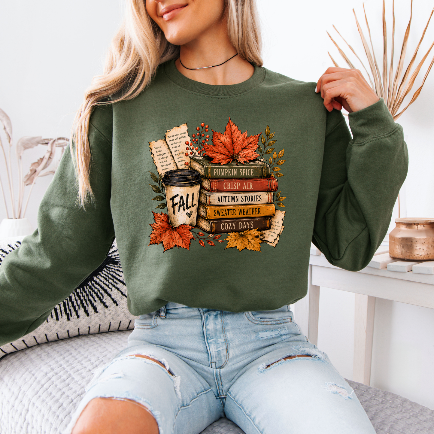 🍂 Autumn Stories Bookish Sweatshirt 📚