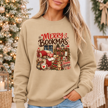 Merry Bookmax & Cosy Chapters 🎄📚❤️ Cosy Christmas Sweatshirt