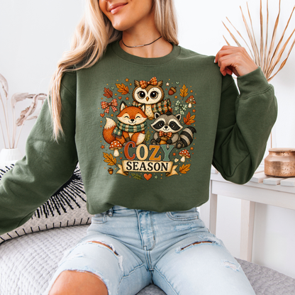 🍂☕ Cozy Season Friends Soft Sweatshirt 🎃✨