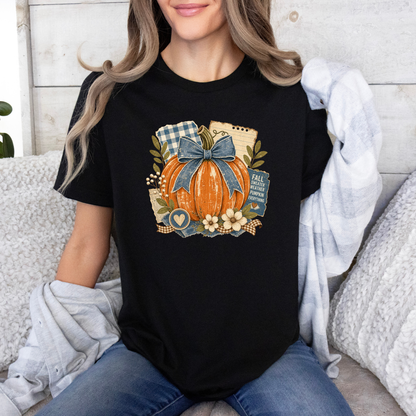 Fall Sweater Weather Pumpkin T-Shirt 🎃🍂