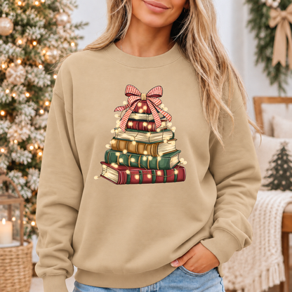 A Very Bookish Christmas 🎄📚 Cosy Christmas Sweatshirt