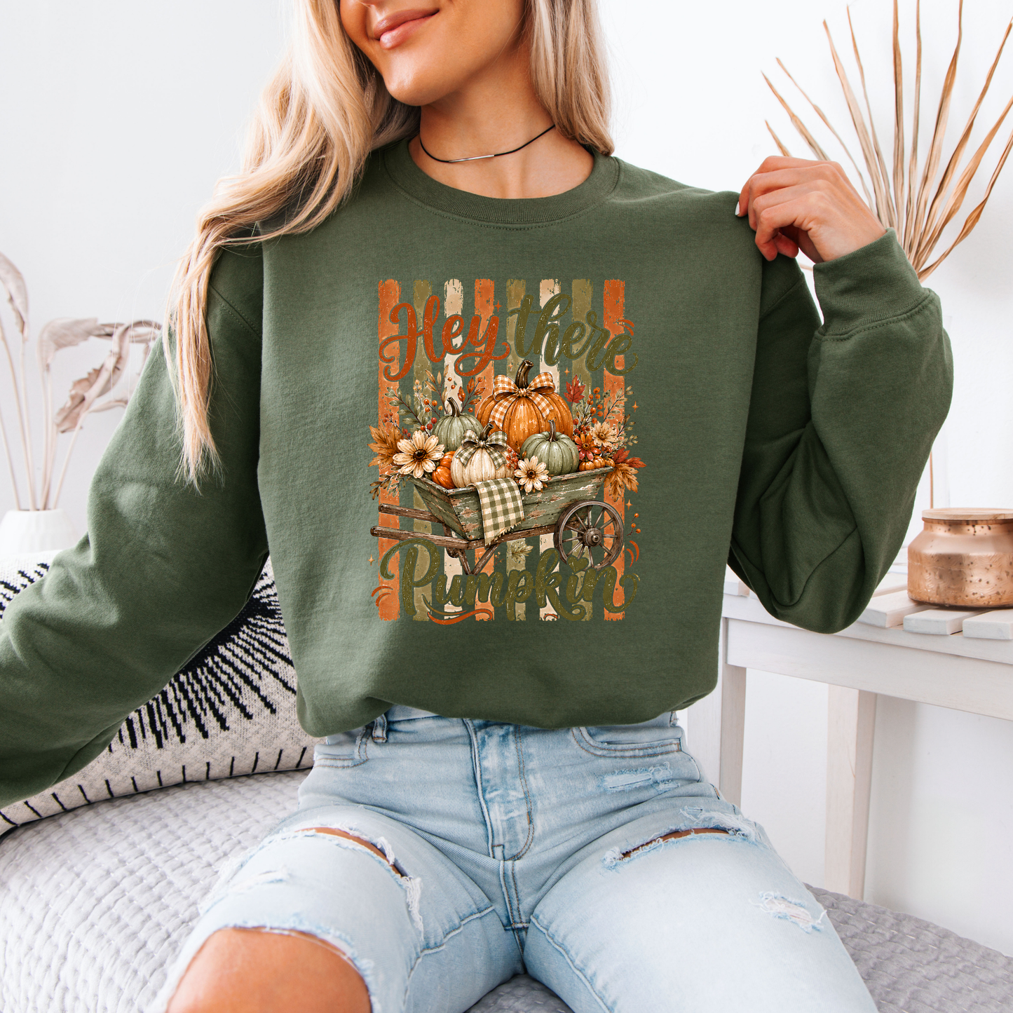 🎃 Hey There Pumpkin Autumn Sweatshirt 🍂