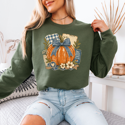 Fall Sweater Weather Pumpkin Sweatshirt 🎃🍂
