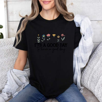 Good Day Wildflowers 🌼 t-shirt 100% Organic Cotton