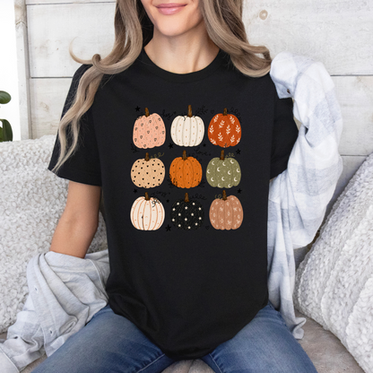 🎃🍂 Pumpkin Patch Cuties Cotton T-Shirt 🧡✨