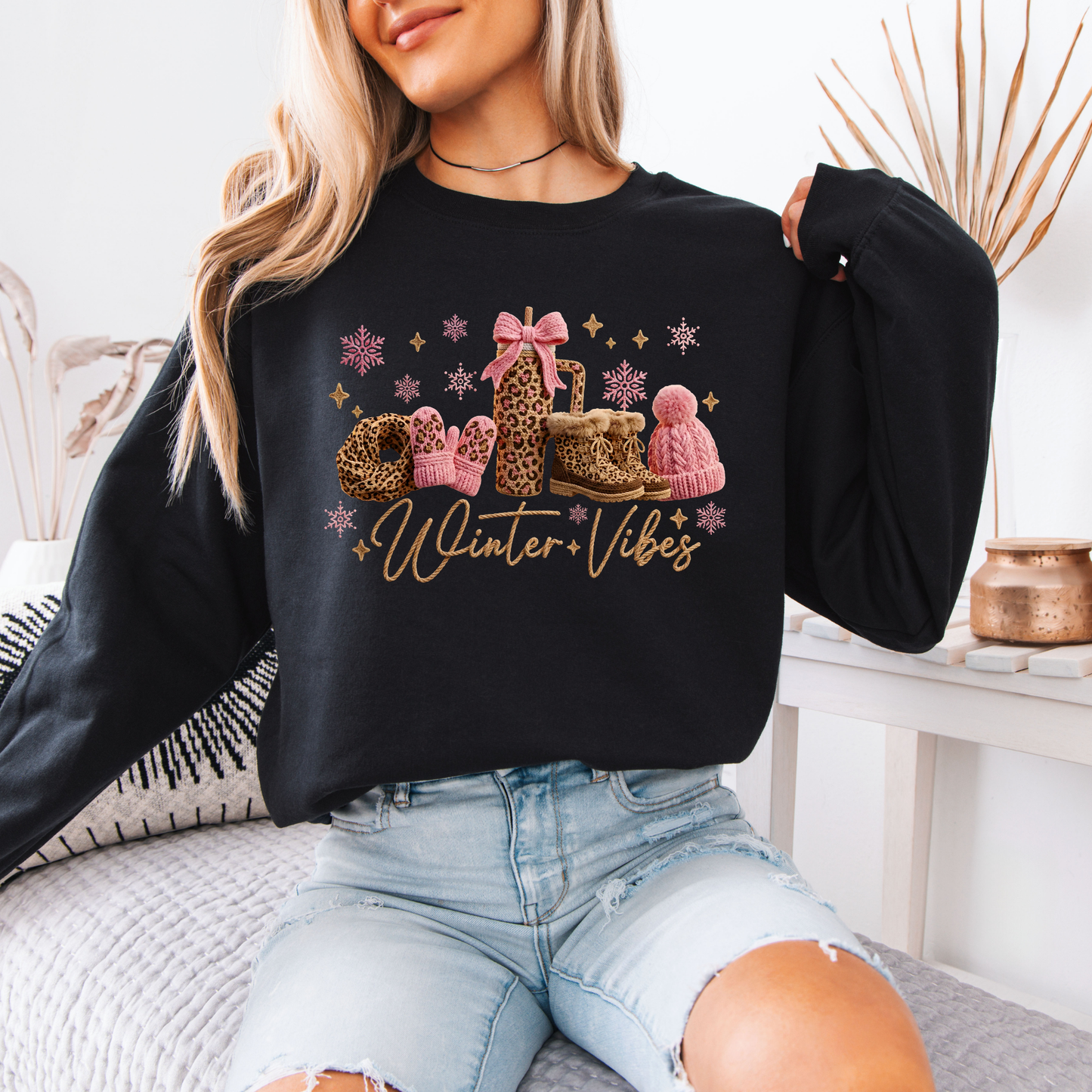 ❄️✨ Winter Vibes ✨❄️  Organic Cotton Sweatshirt