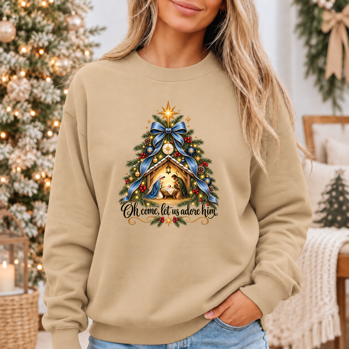 The Miracle of Christmas 🌟  Cosy Christmas Sweatshirt
