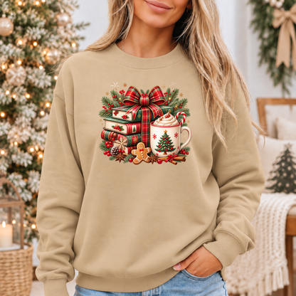 Festive Christmas Book Nook ✨🎅 Cosy Christmas Sweatshirt