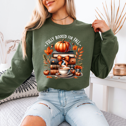 🍂📚 Fully Booked for Fall Sweatshirt 🎃☕