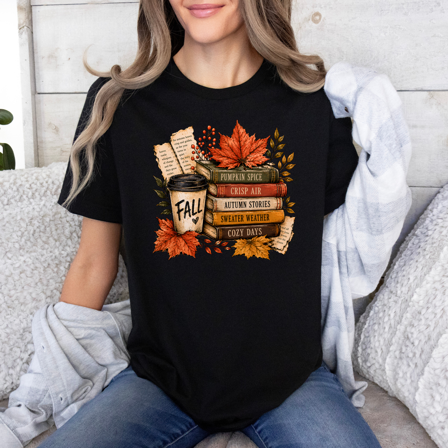 🍂 Autumn Stories Bookish T-Shirt 📚