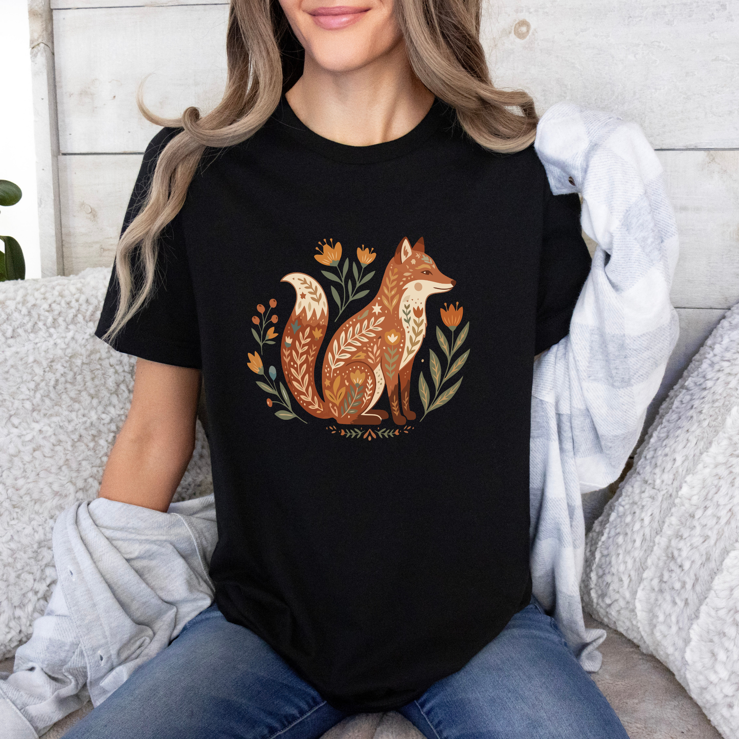 🦊🌿 Woodland Fox Tee 🍂✨