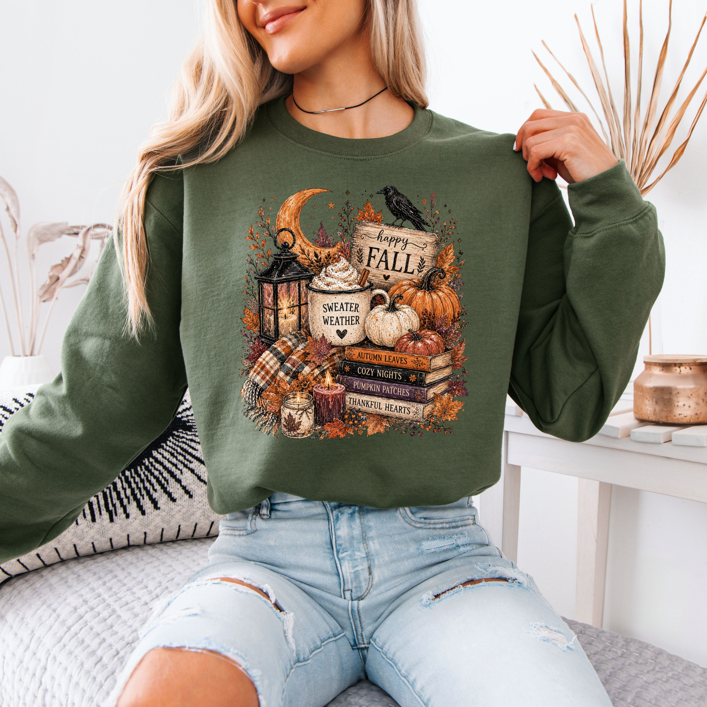 🍂🎃 Happy Fall Sweater Weather Sweatshirt 🎃🍂