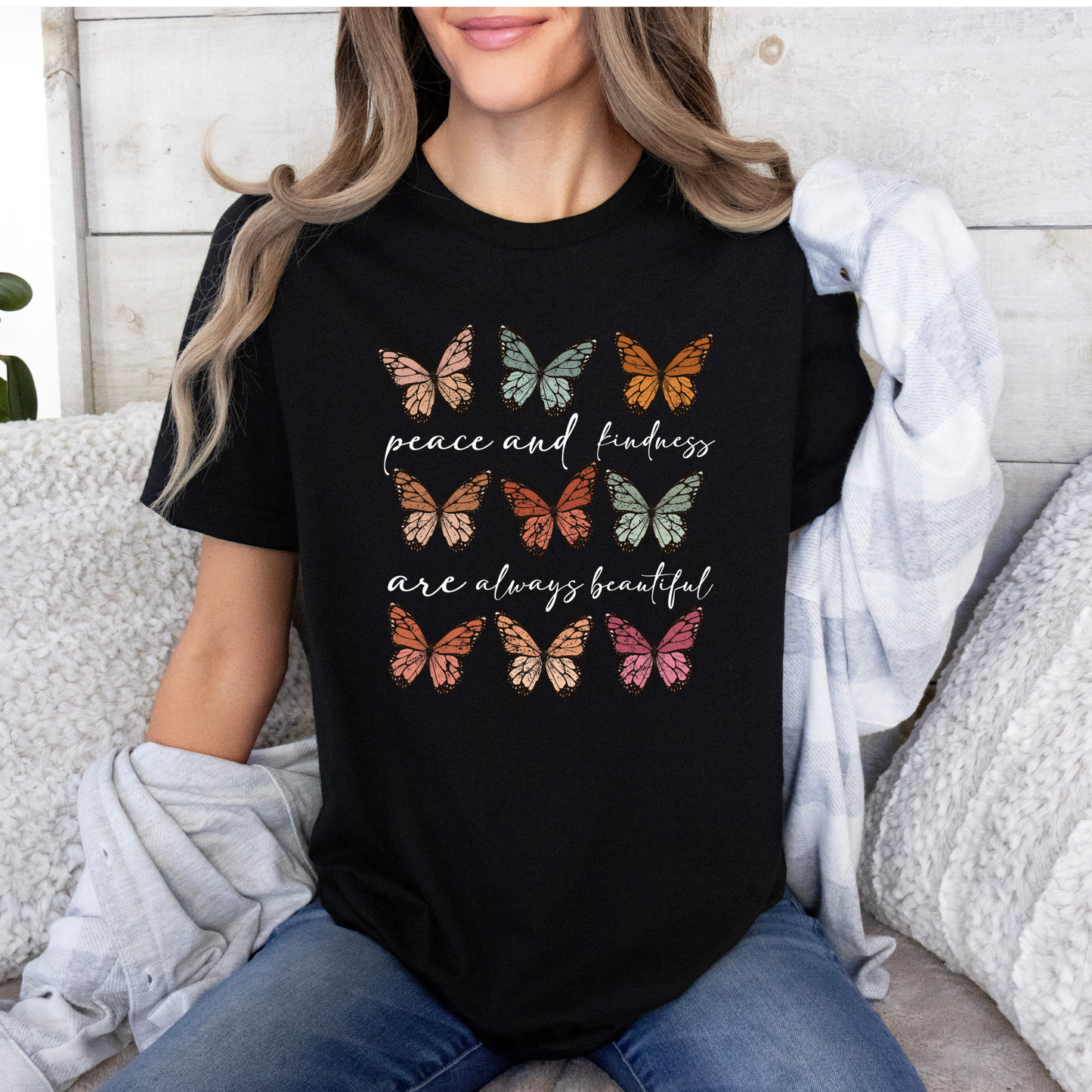 Peace and Kindness Are Always Beautiful T-Shirt 🌸