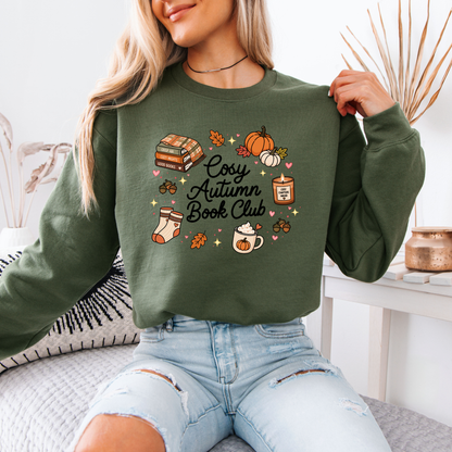 Cosy Autumn Book Club Sweatshirt 📚🍂