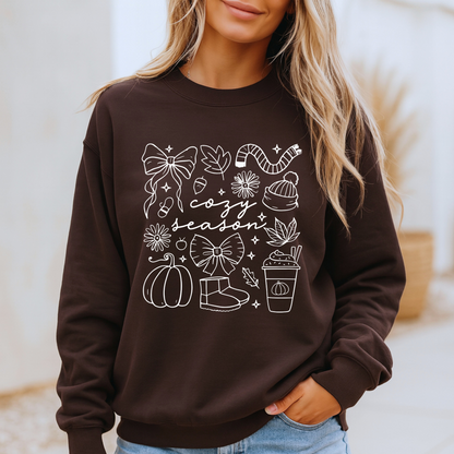 Cozy Season Organic Cotton Crewneck Sweatshirt