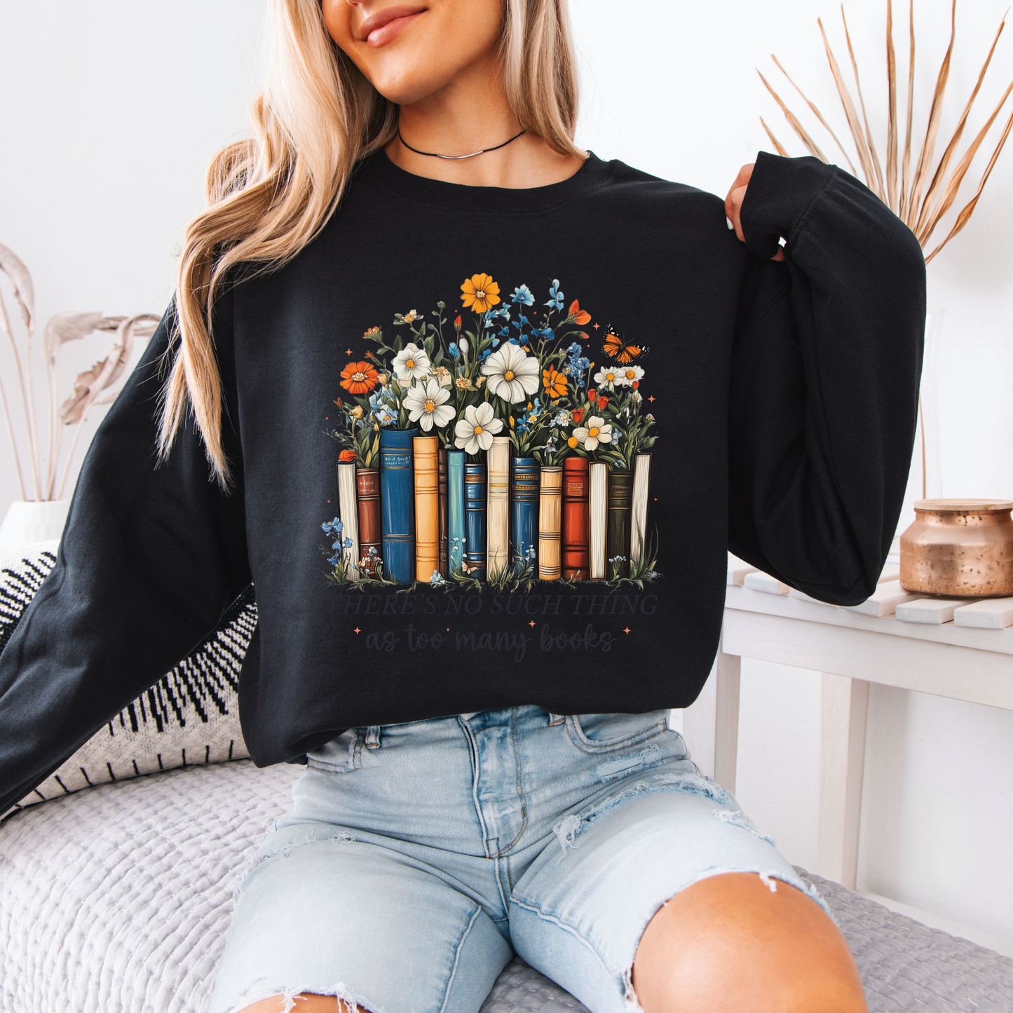 📚✨ Book Lover ✨📖 Organic Cotton Sweatshirt