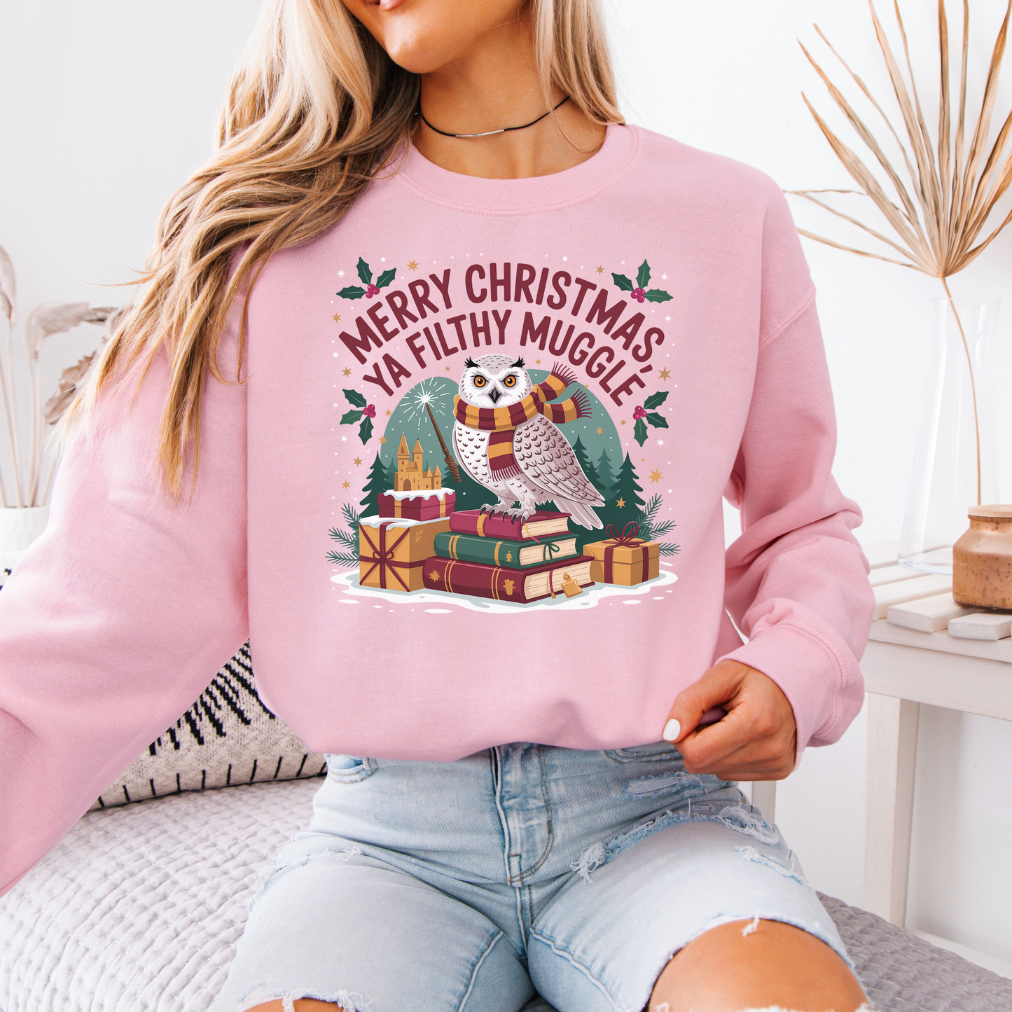 🧙‍♂️🎄 Filthy Muggle Christmas 🎄🧙‍♂️ Organic Cotton Sweatshirt