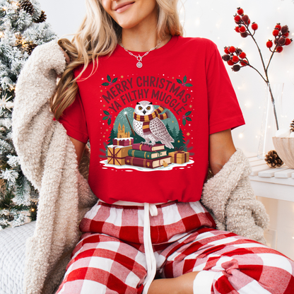🧙‍♂️🎄 Filthy Muggle Christmas 🎄🧙‍♂️  100% Organic Cotton T-Shirt