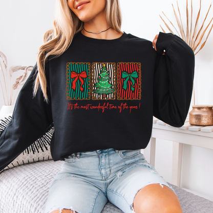 🍬 Sweet Holiday Cheer 🎄 Organic Cotton Sweatshirt