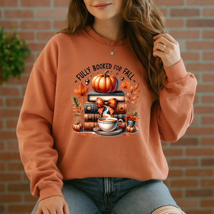 🍂📚 Fully Booked for Fall Sweatshirt 🎃☕