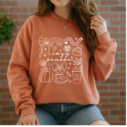 Cozy Season Organic Cotton Crewneck Sweatshirt
