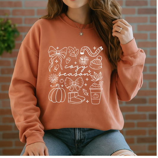 Cozy Season Organic Cotton Crewneck Sweatshirt