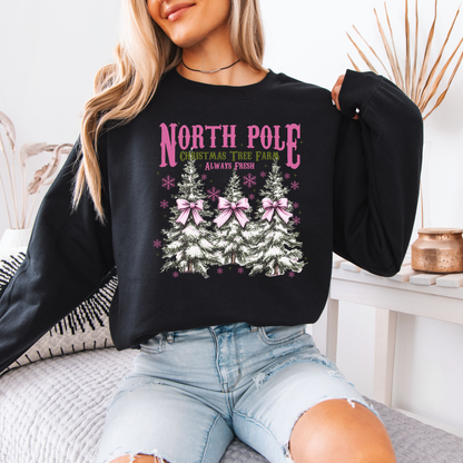 🌲❄️ North Pole Tree Farm ❄️🌲 Organic Cotton Sweatshirt
