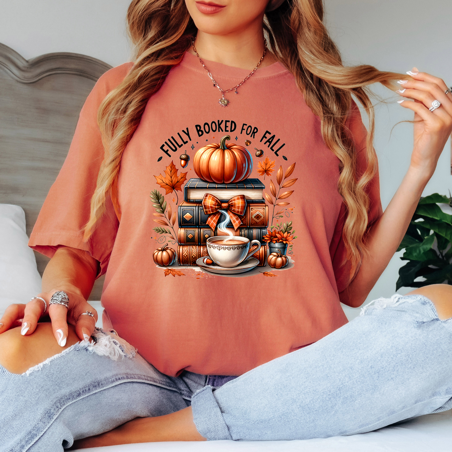 🍂📚 Fully Booked for Fall T-Shirt 🎃☕