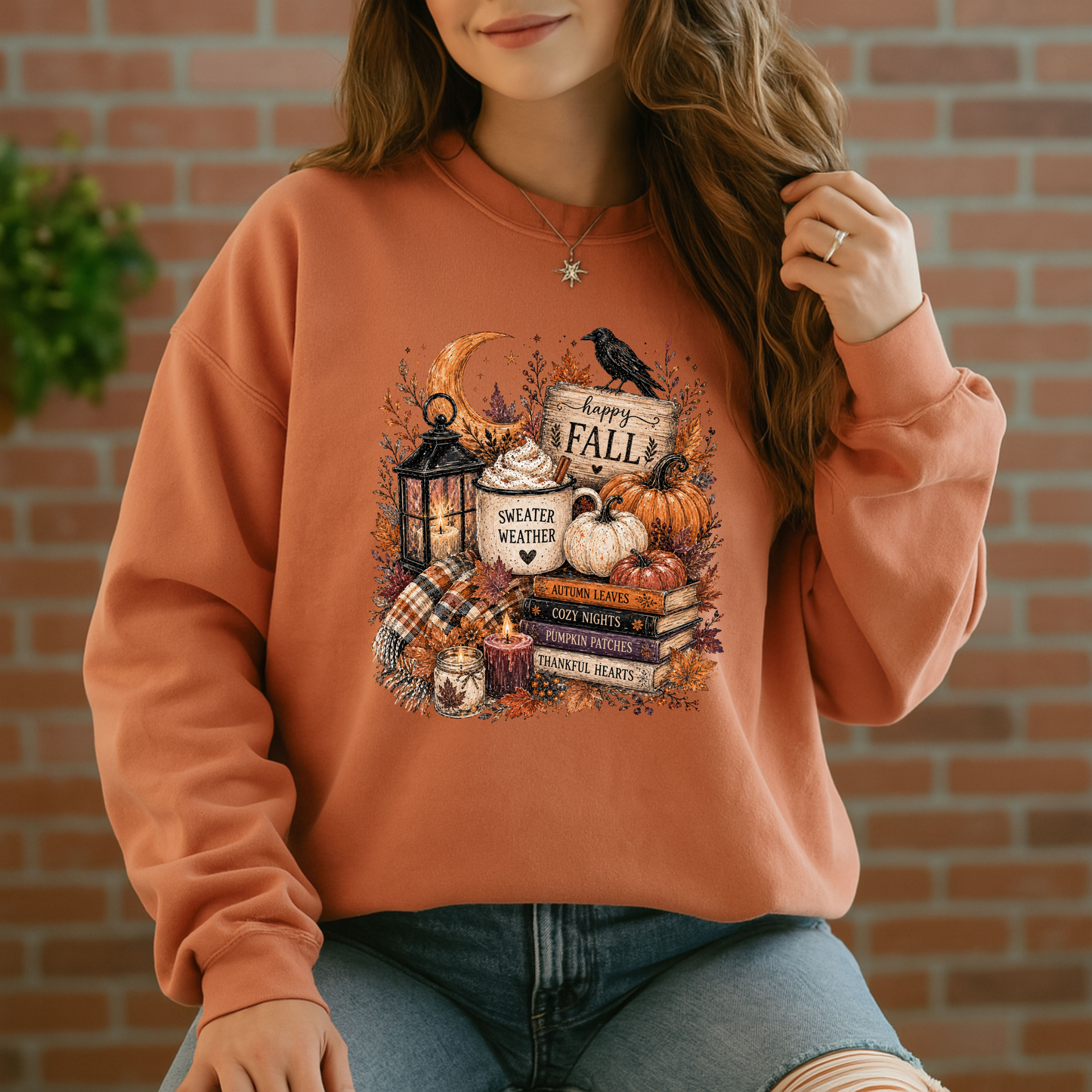 🍂🎃 Happy Fall Sweater Weather Sweatshirt 🎃🍂