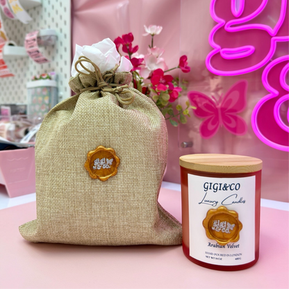 Arabian Velvet – Luxury Scented Candle ✨🕯️