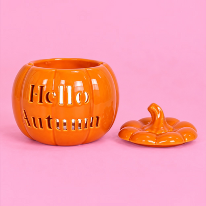 🎃 Hello Autumn Pumpkin Wax Melt Burner 🍂✨
